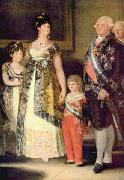 Francisco de Goya Portrat der Familie Karls IV., Detail oil painting artist